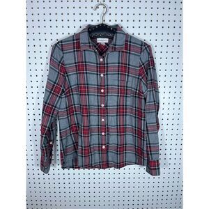 J.Crew button down plaid shirt size 4